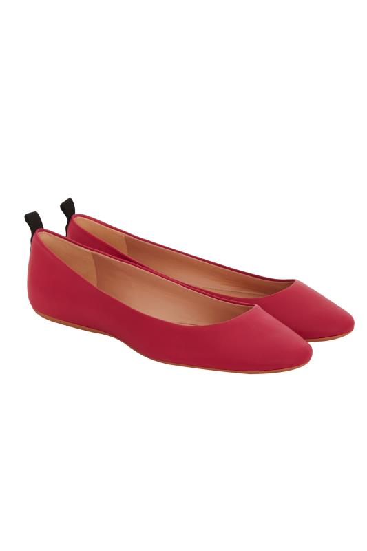 KARL LAGERFELD PARIS Pink Vada Ballerina Flat Shoes 1