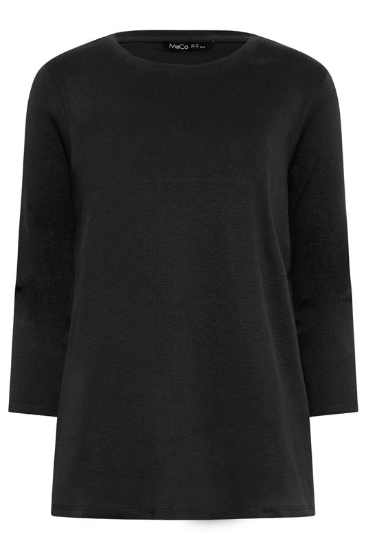 M&Co 2 PACK Black & White Cotton Tops | M&Co  8