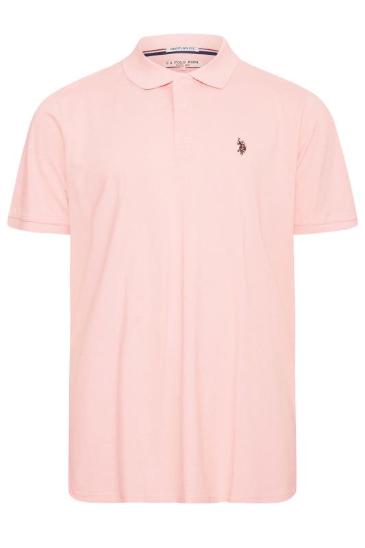 U.S. POLO ASSN. Pink Pique Polo Shirt | BadRhino 3