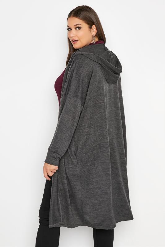 Charcoal Grey Soft Touch Hooded Cardigan_c.jpg
