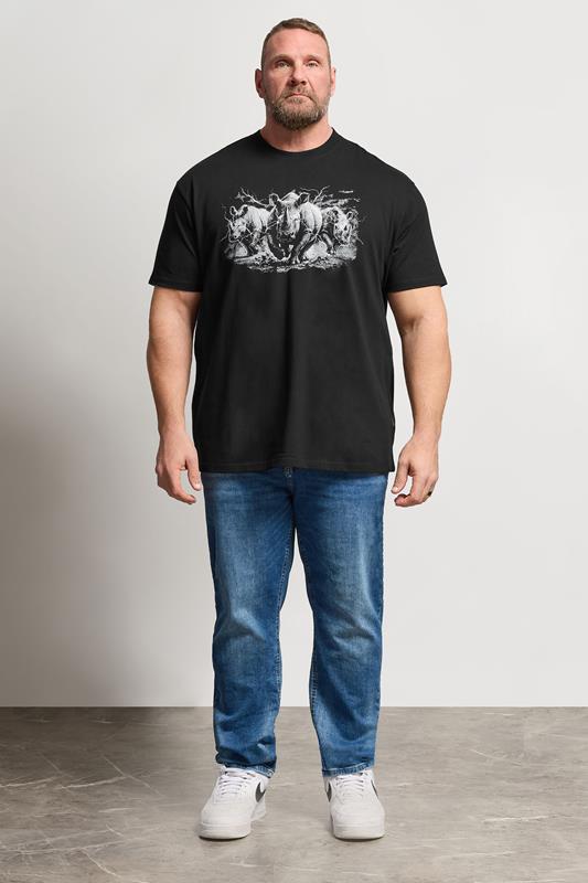 BadRhino Big & Tall Black Rhino Graphic T-Shirt | BadRhino 1