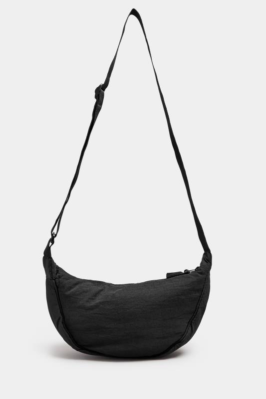 Black Padded Cross Body Bag | Yours Clothing 3