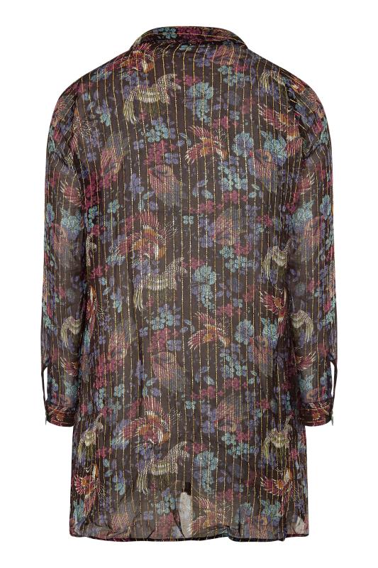 Plus Size YOURS LONDON Black Floral 
