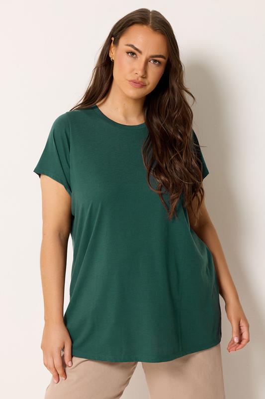 YOURSET 3 PACK Plus Size Mocha Brown & Pink Core T-Shirts | Yours Clothing 6