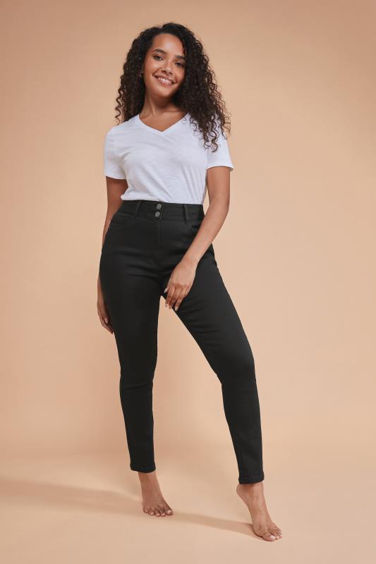 Women's  M&Co Black Lift & Shape Slim Leg Jeans