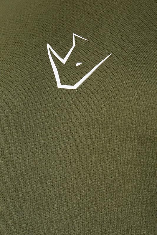 IronRhino Big & Tall Olive Green Performance T-Shirt | BadRhino 7