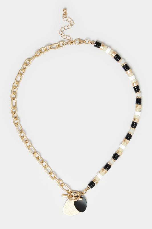 Gold Stone Mix Necklace | Yours Clothing 2