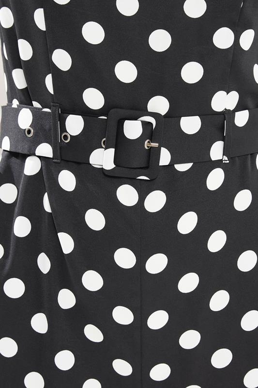 LTS Tall Women's Black Polka Dot Wide Leg Jumpsuit | Long Tall Sally 4