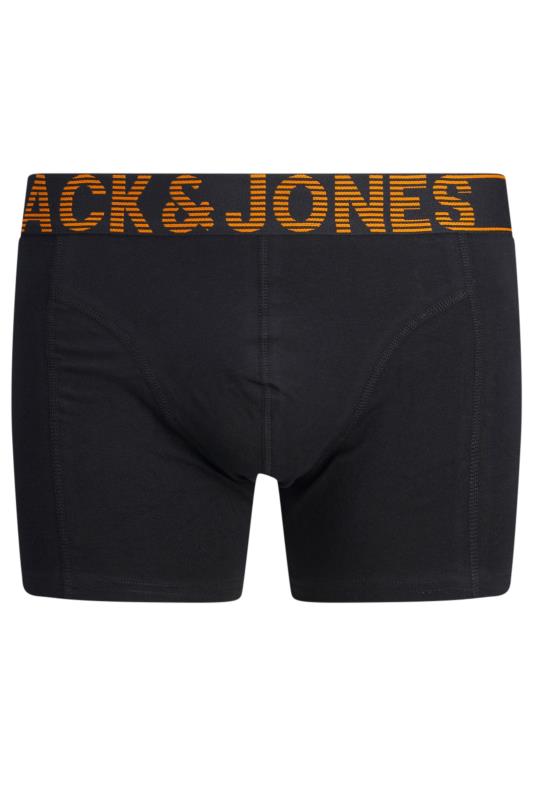 JACK & JONES Big & Tall Black 'Danny' 3 Pack Trunks | BadRhino 7