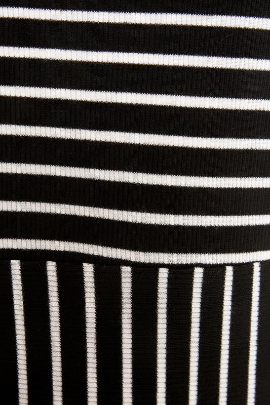 LTS Tall Black Stripe Maxi Dress 6