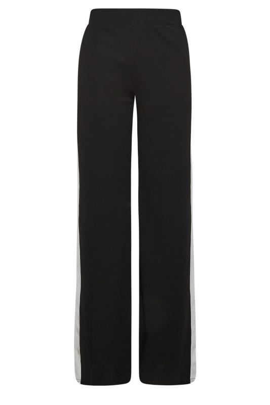 LTS Tall Womens Black & White Stripe Wide Leg Trousers | Long Tall Sally 4