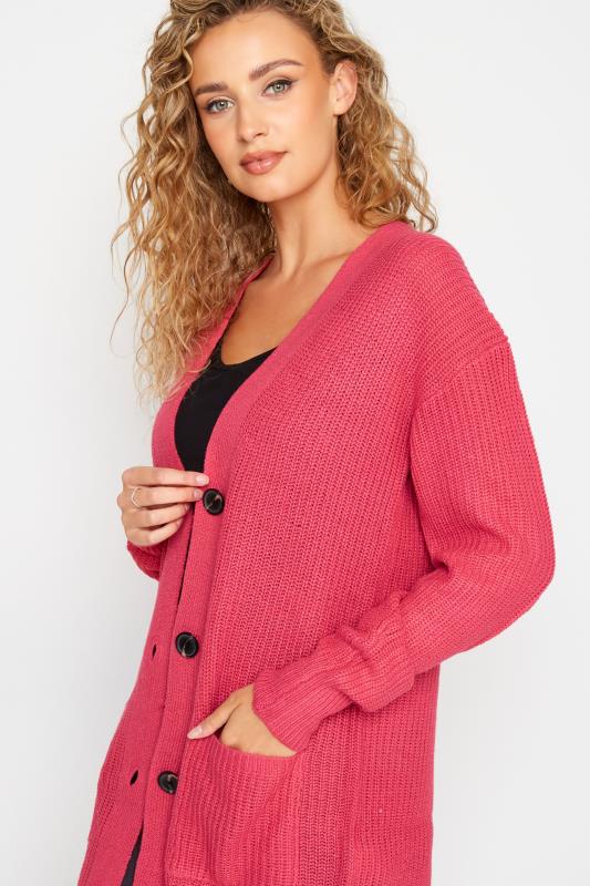 Tall Women's LTS Pink Knitted Cardigan | Long Tall Sally 4