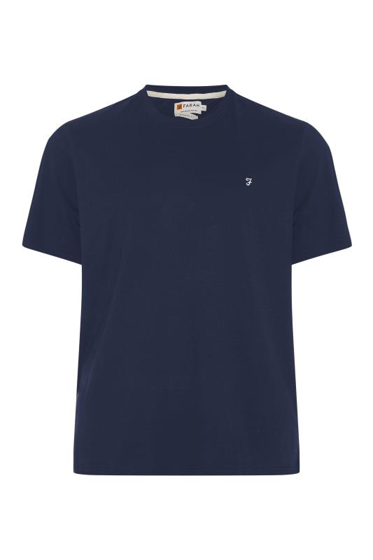 FARAH Big & Tall Navy Blue T-Shirt 1