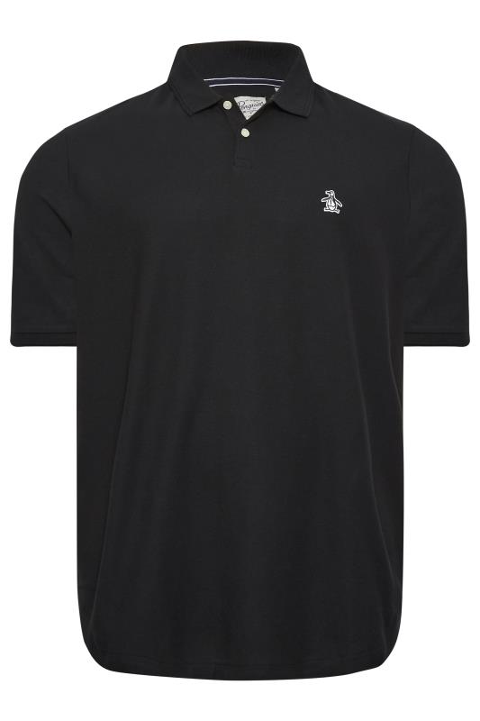 PENGUIN MUNSINGWEAR Big & Tall Black Polo Shirt | BadRhino  3