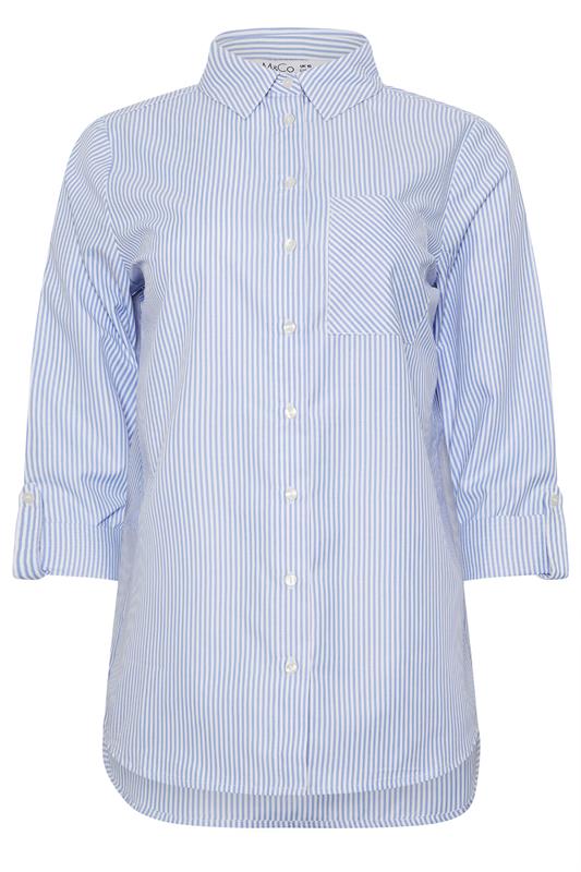 M&Co Blue & White Stripe Shirt | M&Co 6