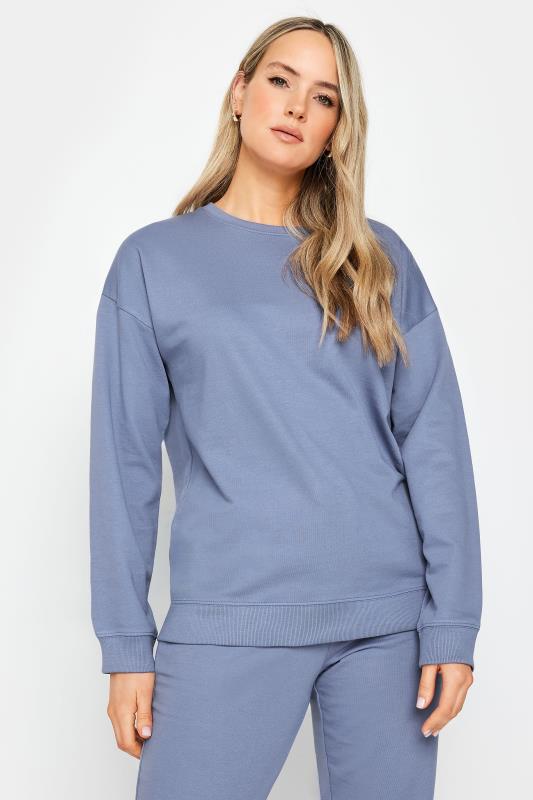  LTS Tall Pale Blue Long Sleeve Sweatshirt