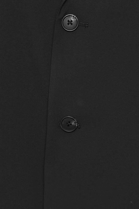 D555 Big & Tall Black Suit Jacket | BadRhino 6