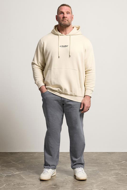 JACK & JONES Big & Tall Grey Jeans | BadRhino 1