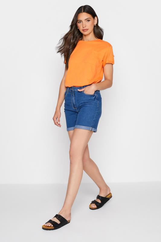 Tall Women's LTS Light Orange Short Sleeve Pocket T-Shirt | Long Tall Sally 2