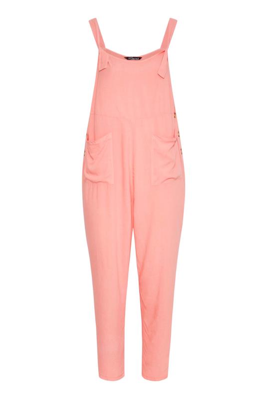 LIMITED COLLECTION Curve Pink Pocket Dungarees 6