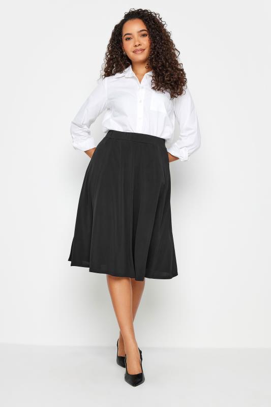 M&Co Black Panelled Skirt | M&Co 2