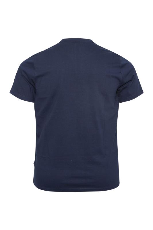 U.S. POLO ASSN. Big & Tall Navy Blue Graphic Logo T-Shirt 4