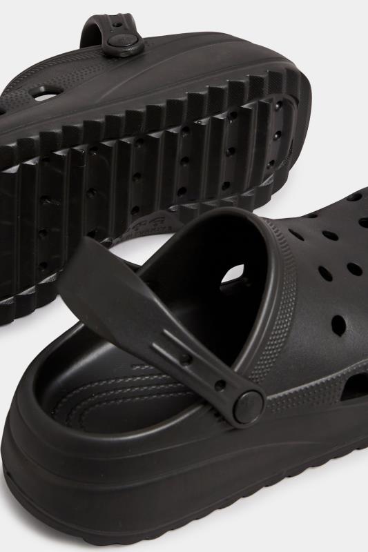 PixieGirl Black Platform Clog Sandal In Standard Fit | PixieGirl 7
