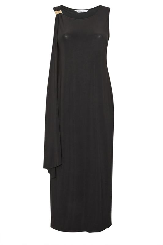 YOURS LONDON Plus Size Black Maxi Dress | Yours Clothing 5