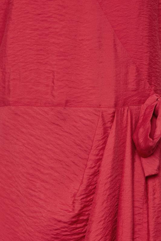 LTS Tall Women's Red Wrap Front Dress | Long Tall Sally 5