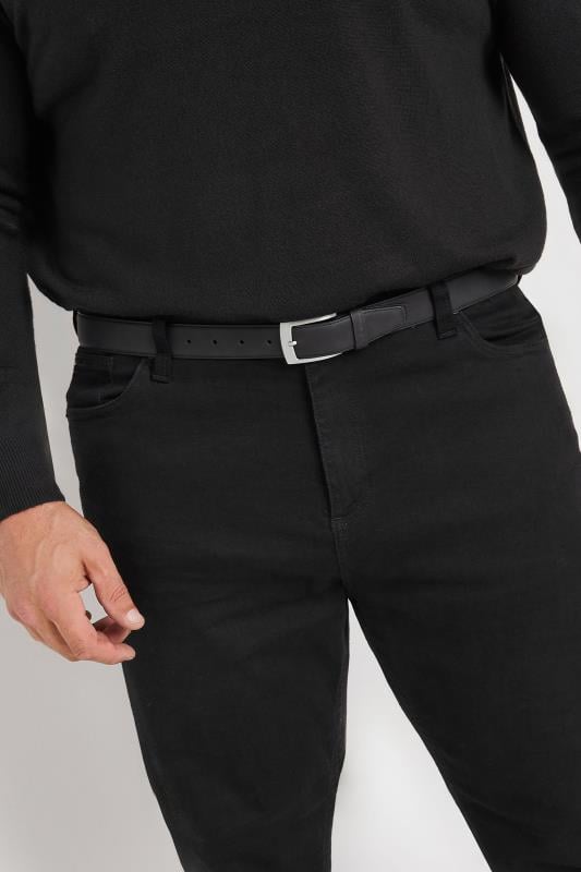 BEN SHERMAN Black Templeman Casual Belt | BadRhino 1