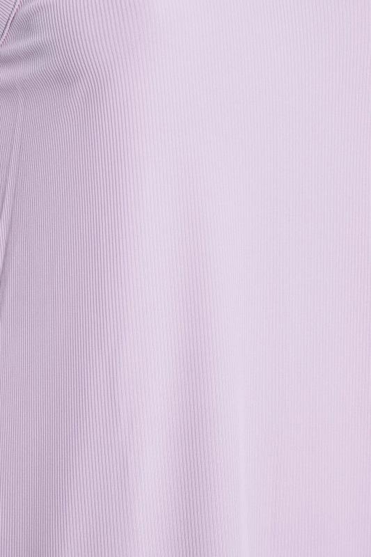 LIMITED COLLECTION Curve Lilac Purple Ribbed Nightdress 6