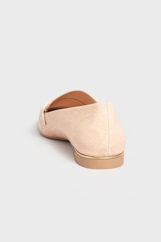 LTS Tall Light Pink Textured Loafers In Standard Fit | Long Tall Sally  4