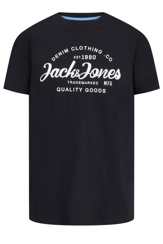 JACK & JONES Big & Tall Black Forest T-Shirt | BadRhino 2