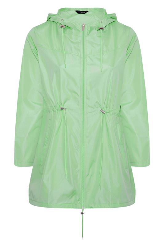 Plus Size Sage Green Pocket Parka | Yours Clothing 8