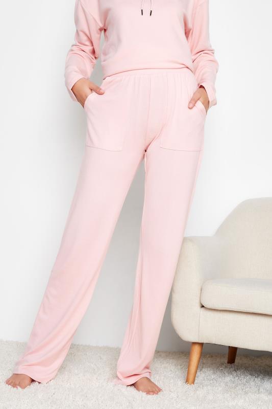 dla puszystych LTS Tall Pink Soft Touch Stretch Straight Leg Joggers