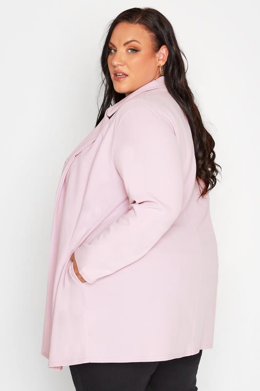 LIMITED COLLECTION Plus Size Lilac Purple Longline Blazer | Yours Clothing 3