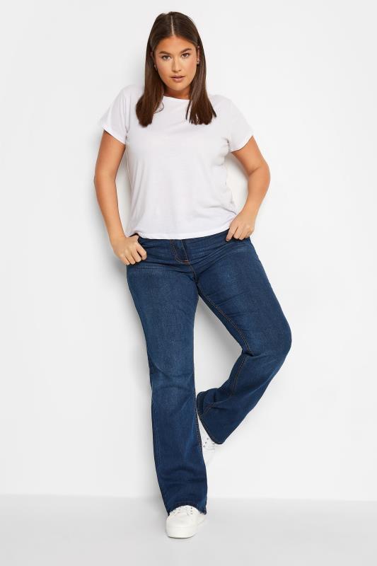 Tall Women's Blue RAE Bootcut Jeans | Long Tall Sally  2