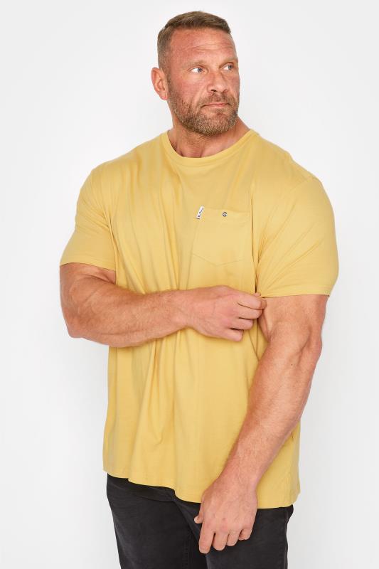 Men's  BEN SHERMAN Big & Tall Yellow Pocket T-Shirt