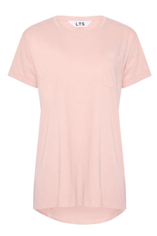 Tall Women's LTS Light Pink Pocket T-Shirt | Long Tall Sally 6