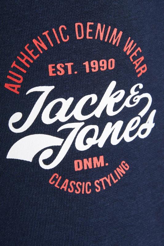 JACK & JONES Big & Tall Navy Blue Brat Jogger Shorts 5