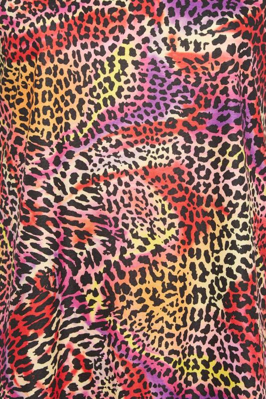 LIMITED COLLECTION Plus Size Pink Animal Print Boxy Vest Top | Yours Clothing  5