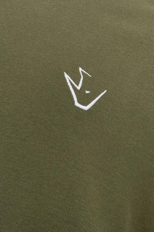 IronRhino Big & Tall Olive Green 'Rest Day' T-Shirt | BadRhino 7