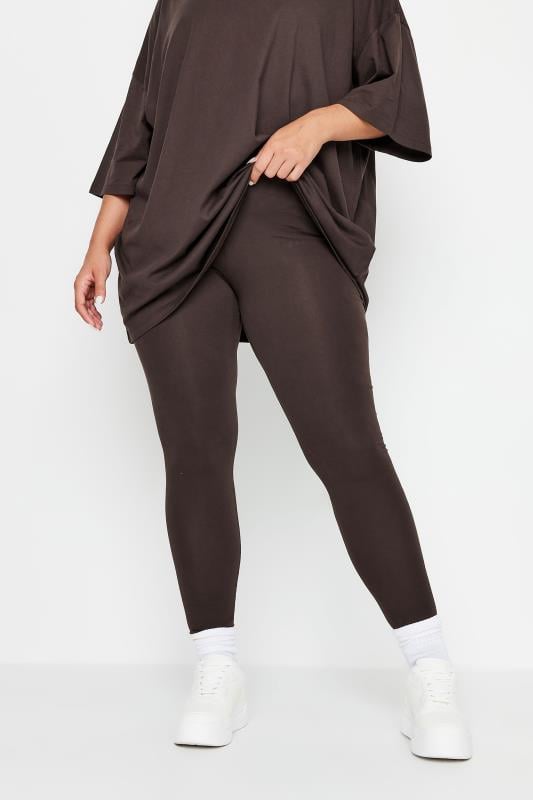  Tallas Grandes YOURS Curve Chocolate Brown Leggings