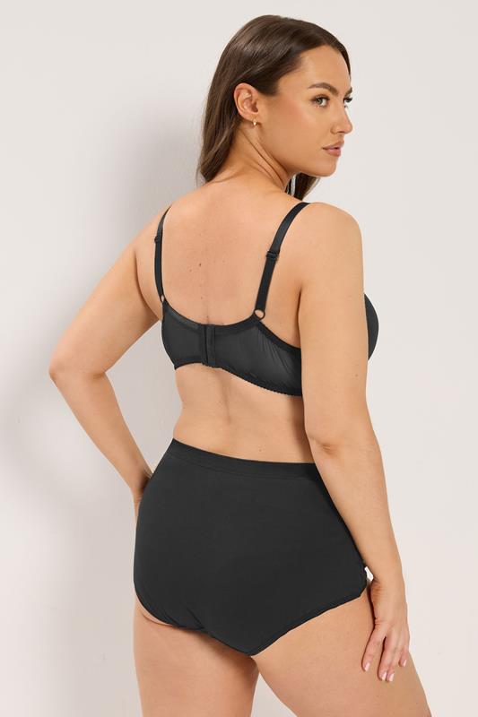YOURSET 2 PACK Plus Size Black T-Shirt Bras | Yours Clothing 4