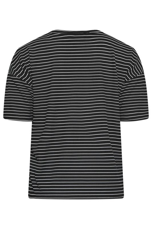 Petite Black Stripe T-Shirt | PixieGirl 7