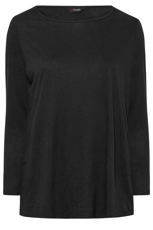 3 PACK Plus Size Black & Blue Long Sleeve Tops | Yours Clothing  12