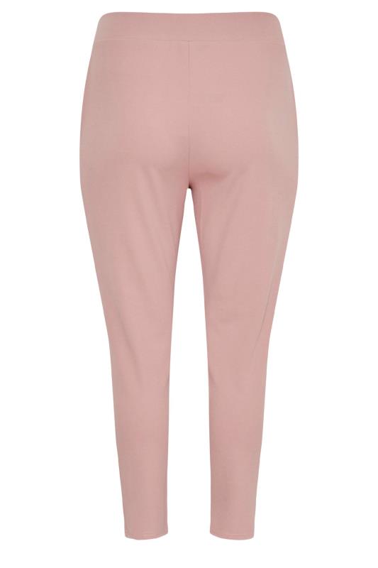 Curve Blush Pink Tapered Trousers 6