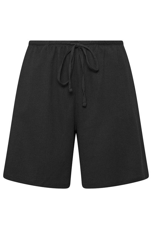 YOURSET Curve 2 PACK Black & Brown Crinkle Shorts | Yours Clothing 11