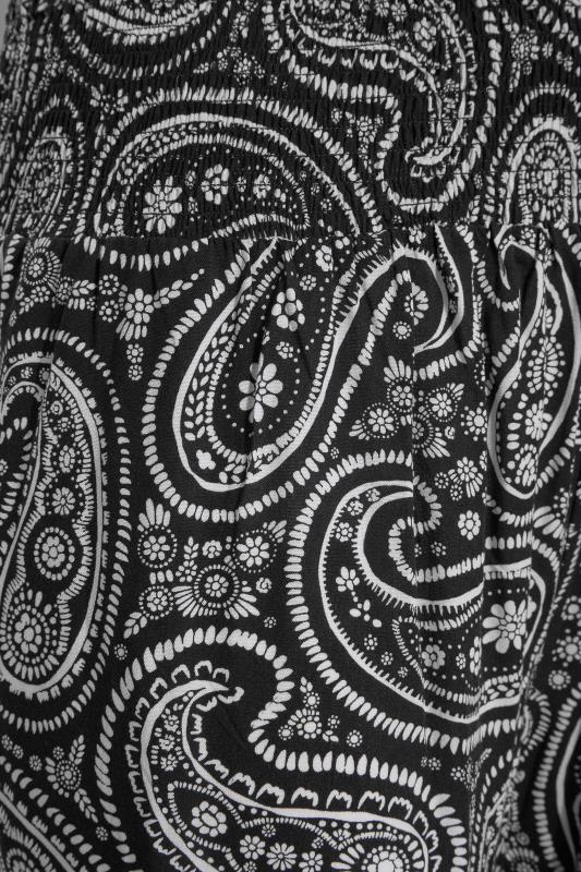Curve Black Paisley Print Cuffed Joggers_Z.jpg
