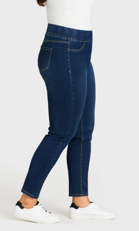 Evans Blue Mid Wash Tall Skinny Jeans 4